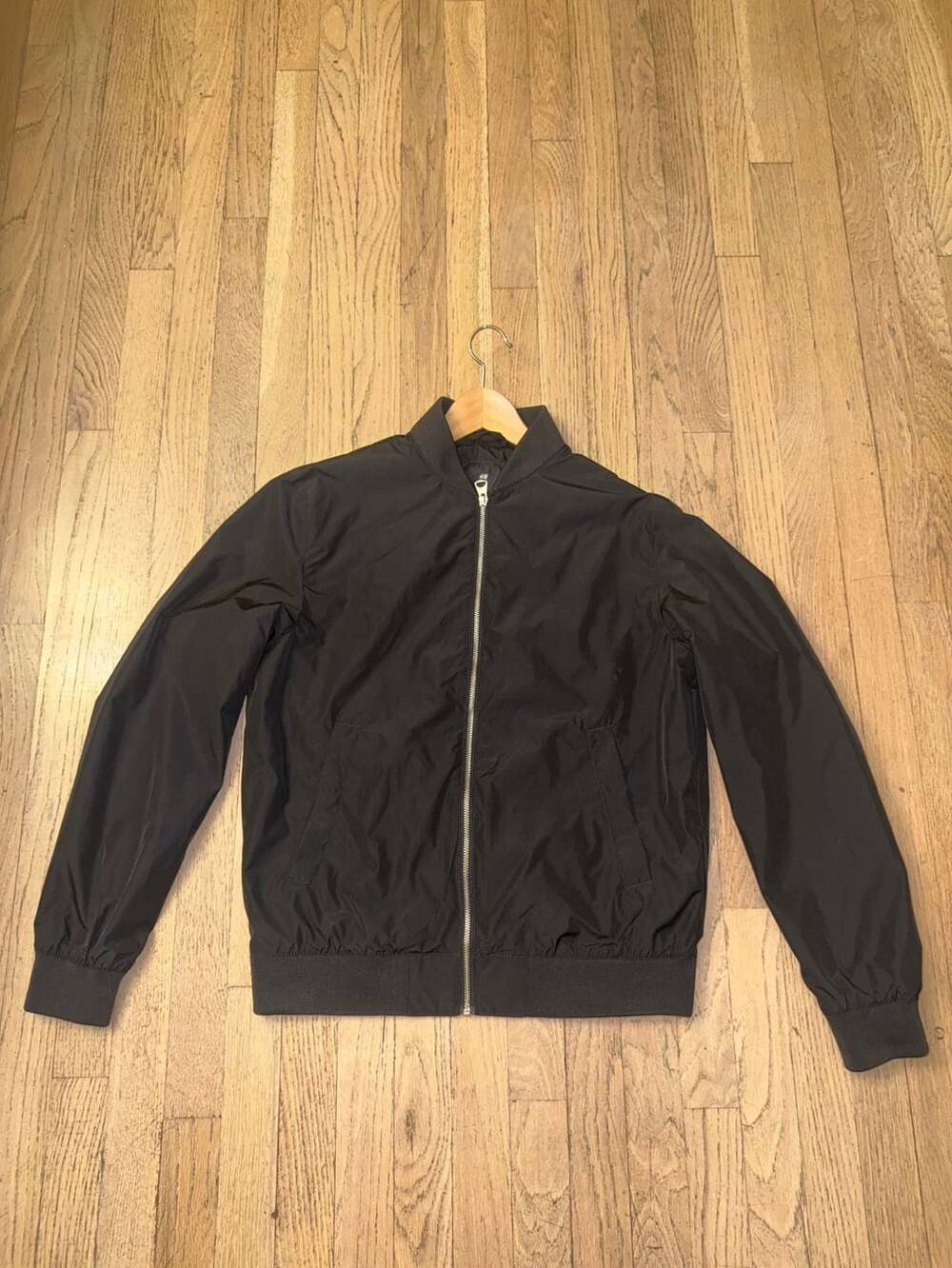 H&M Black Bomber Jacket Size S